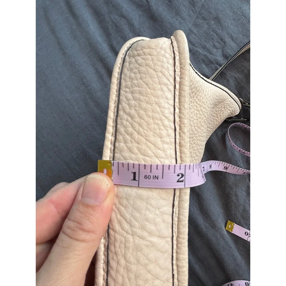Rebecca Minkoff Pebbled Leather Whipstitched Crossbody Blush Nude Indie Sleaze - Picture 8 of 12